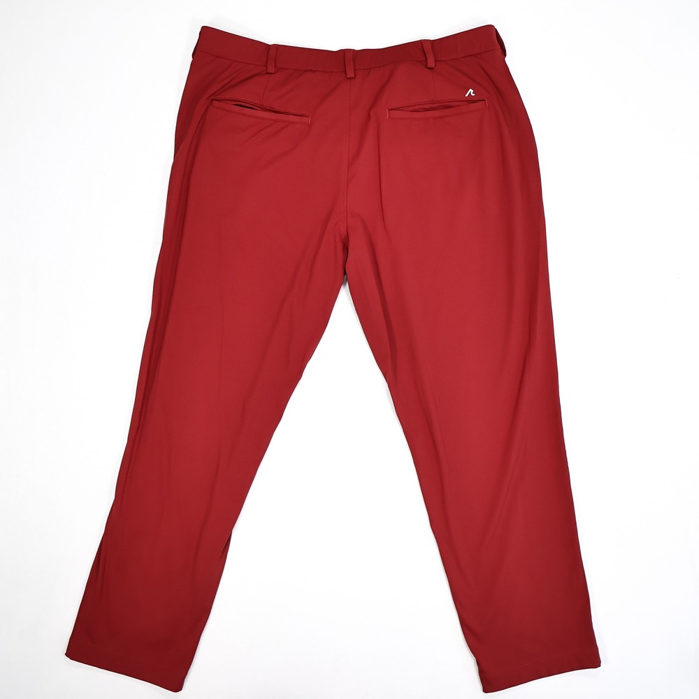 REDVANLY Mens XXL Red Bradley Pull On Performance Stretch Golf Trouser Pants - Picture 8 of 8